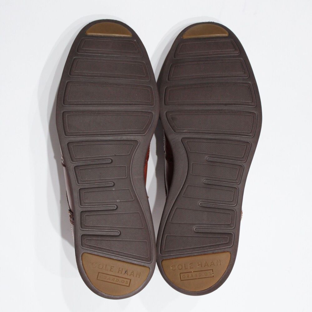 Cole Haan Original Grand Wingtip Oxford Shoes Brown Leather Men Size 10.5M - Picture 11 of 16